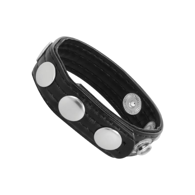 DARKNESS - LEATHER ERECTION RING - DARKNESS SENSATIONS - Cockrings wi…