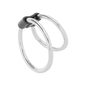 DARKNESS - DOPPELTER PENISRING AUS METALL - DARKNESS SENSATIONS - Coc…