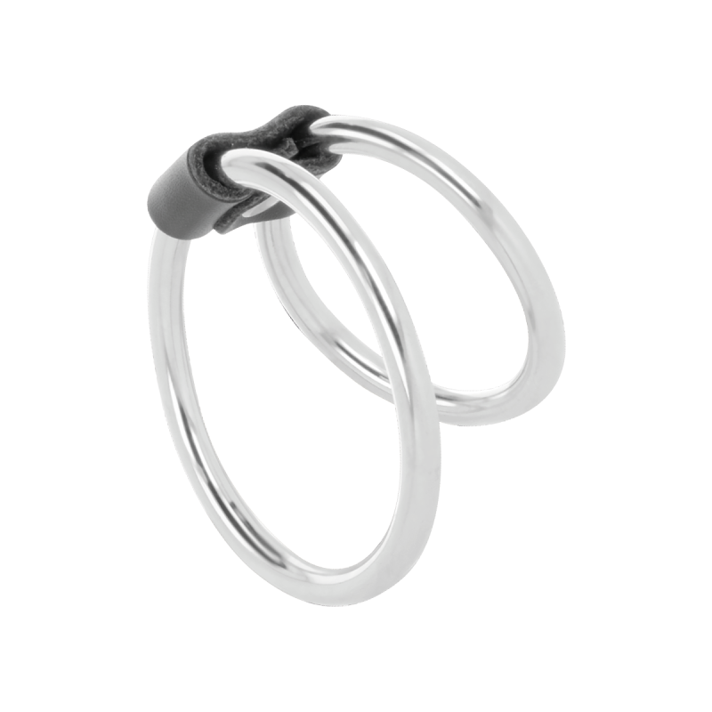 DARKNESS - DOPPELTER PENISRING AUS METALL - DARKNESS SENSATIONS - Coc…