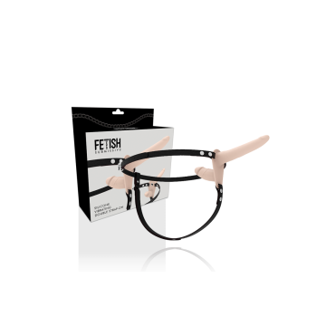 Fetish Submissive Harness - Vibrateur Flesh Up Double Pénétration |