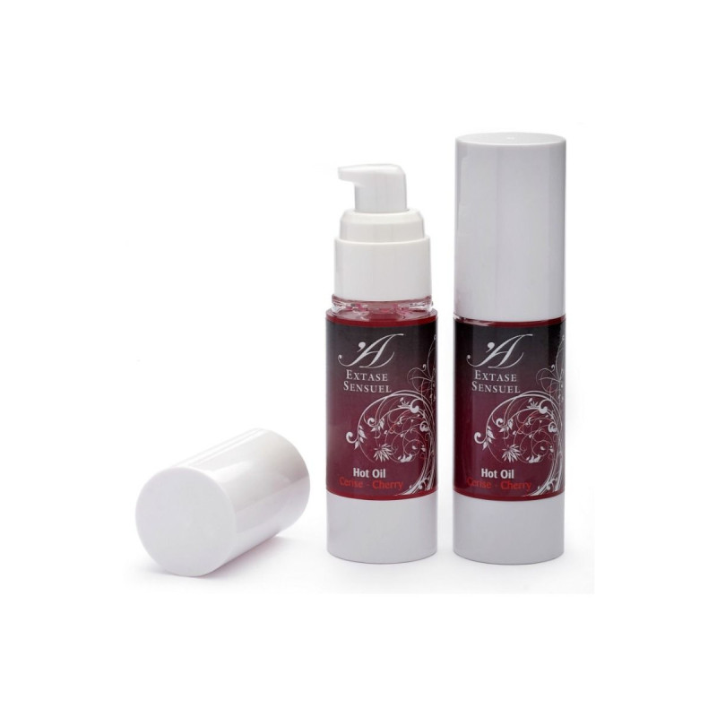 EXTASE SENSUAL - CHERRY HEAT STIMULATING OIL 30 ML - Warming effect