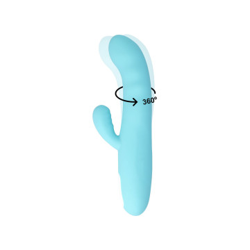 Mia - Eiffel Vibrador Rotador Azul Turquesa | Vybes.it