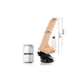 Basecock - Vibrateur Naturel Réaliste Télécommande 19 Cm - O - 4 Cm