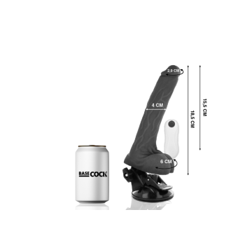 Basecock - Vibratore Articolabile Telecomando Nero 18.5 Cm - O - 4