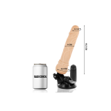 Basecock - Vibratore Telecomando Naturale Realistico 19.5 Cm - O