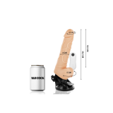 Basecock - Vibratore Telecomando Naturale Realistico 18.5 Cm - O