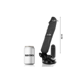 Basecock - Vibrador Realístico Control Remoto Negro 20 Cm - O - 4