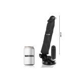 Basecock - Vibrateur Réaliste Télécommande Noir 21 Cm - O - 4 Cm |
