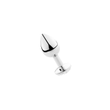 SECRETPLAY - PLUG ANAL TRANSPARENT ALUMINUM 8 CM - SECRETPLAY TOYS -…