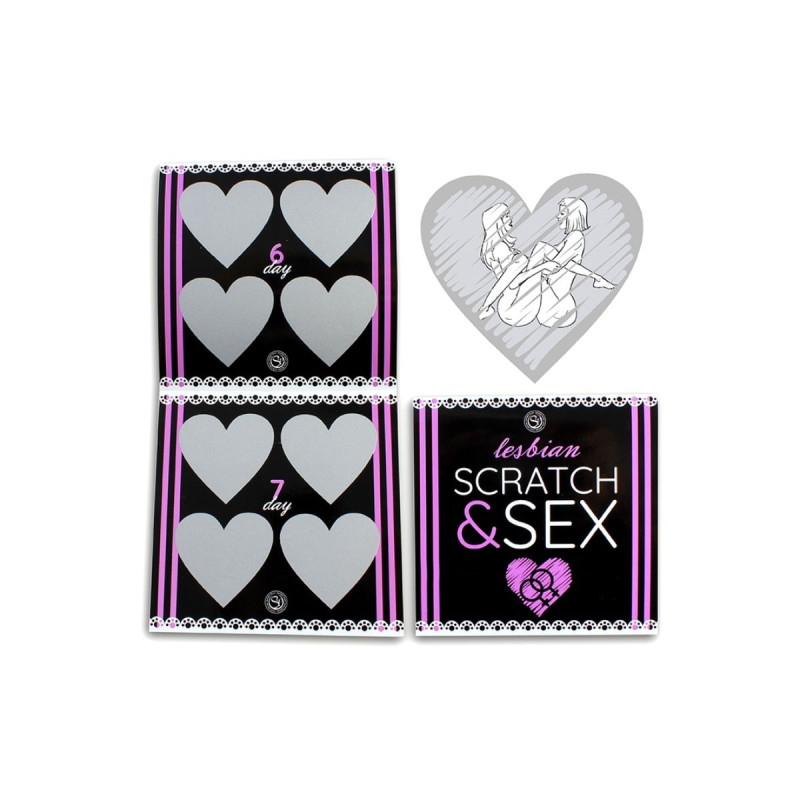 SECRETPLAY - SCRATCH & SEX GAME FOR COUPLES LESBIAN POSITIONS (ES/EN/…