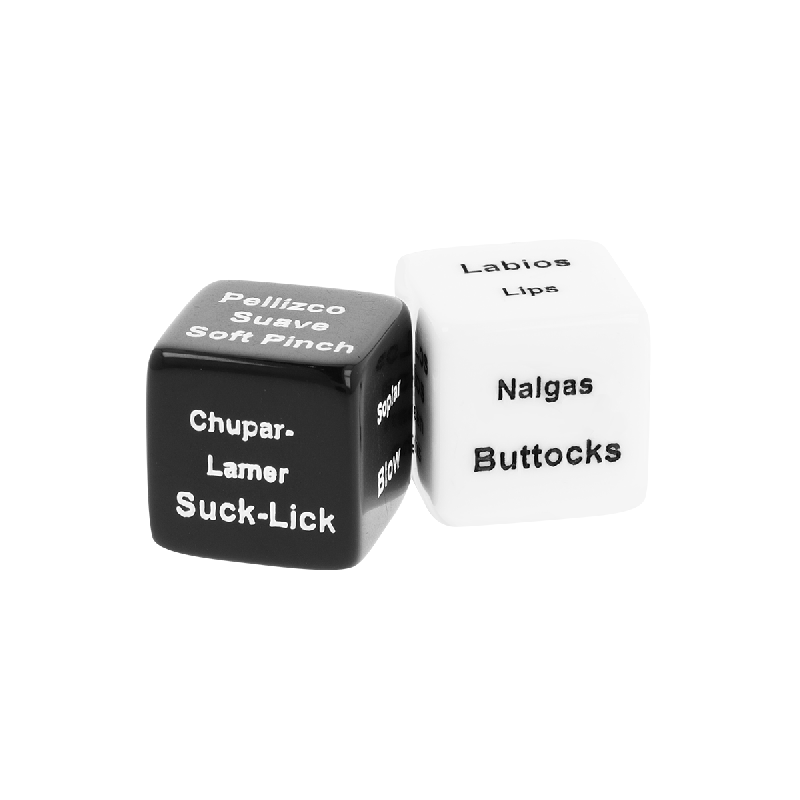 BLACK&SILVER - DADI PER COPPIE ES/EN - Gioco dei dadi | Vybes.it