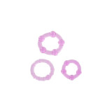 SEVEN CREATIONS - SET AUS DREI LILA PENISRINGEN - LOVETOYS