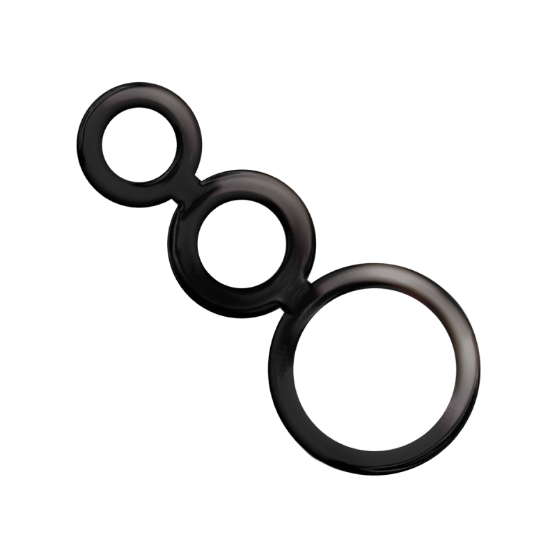 ADDICTED TOYS - ENSEMBLE DANNEAU POUR PÉNIS - FUMÉ - Cockrings sans v…