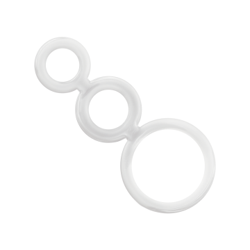 ADDICTED TOYS - SET DI ANELLI PER PENE TRASPARENTE - Cockring senza v…