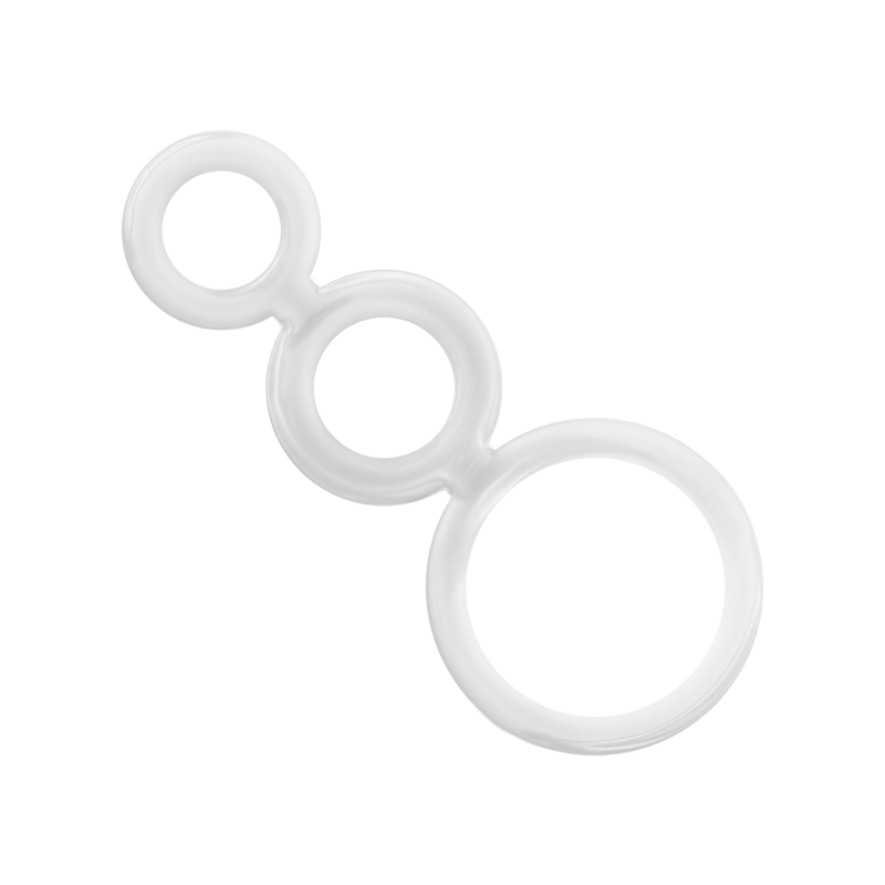 ADDICTED TOYS - RINGS SET FOR PENIS TRANSPARENT - Cockrings without v…