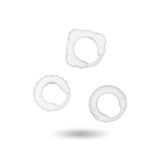 ADDICTED TOYS - SET C-RING TRASPARENTE - Cockring senza vibrazione