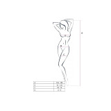 PASSION -E DONNA BS057 BODYSTOCKING BIANCO TAGLIA UNICA - PASSION WOM…