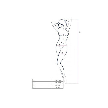 PASSION - WOMAN BS052 ROTER BODYSTOCKING, EINE GRÖSSE - PASSION WOMAN…