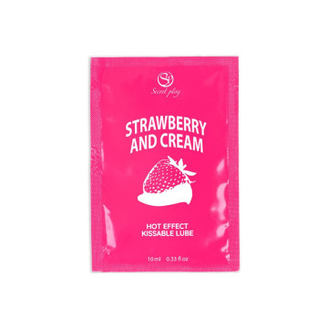 SECRETPLAY - LUBRIFICANTE MONODOSE FRAGOLE E CREMA 10 ML - SECRETPLAY…
