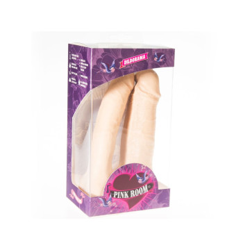 Pink Room - Arthus Dildo Doble Realístico Natural 17Cm/15.5Cm |