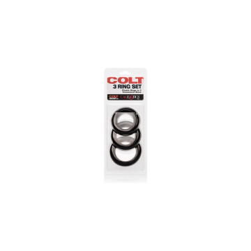 CALEXOTICS - ENSEMBLE DE 3 ANNEAUX COLT - Cockrings sans vibration