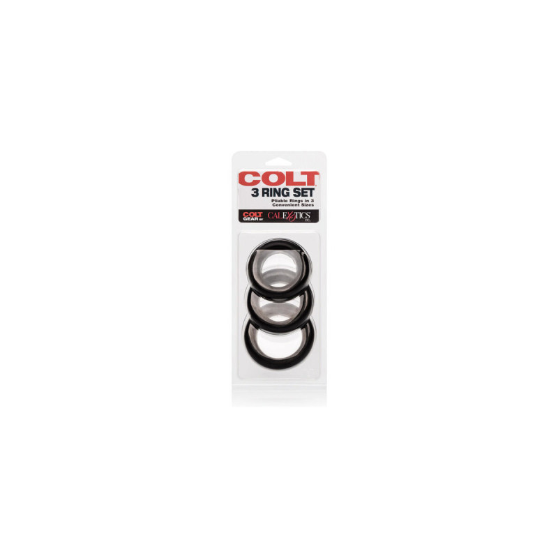 CALEXOTICS - ENSEMBLE DE 3 ANNEAUX COLT - Cockrings sans vibration