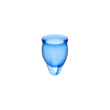 SATISFYER - COUPE MENSTRUELLE FEEL CONFIDENT BLEU FONCÉ 15 + 20 ML -…