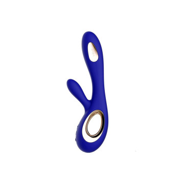 Lelo - Soraya Wave Vibrator Rabbit Mitternachtblau | Vybes.it