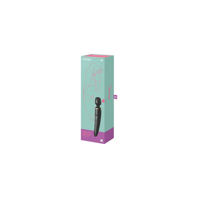 SATISFYER - WANDER DONNA NERO - SATISFYER WAND - Stimolanti per le do…