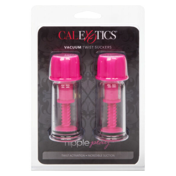 CALEXOTICS - VENTOUSE À TÉTINE ROSE À TOURNER VIDE