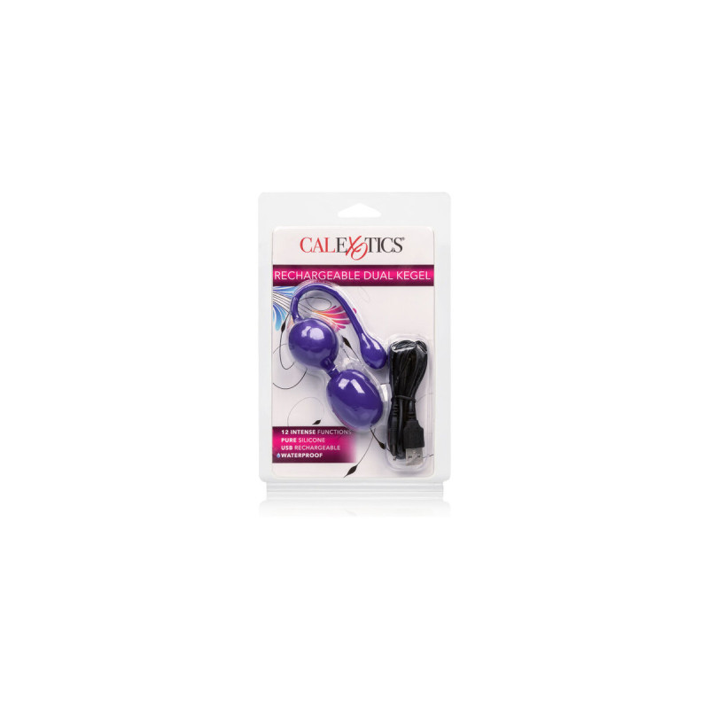 Calexotics - Bolas Dual Kegel Recargables Lila | Vybes.it