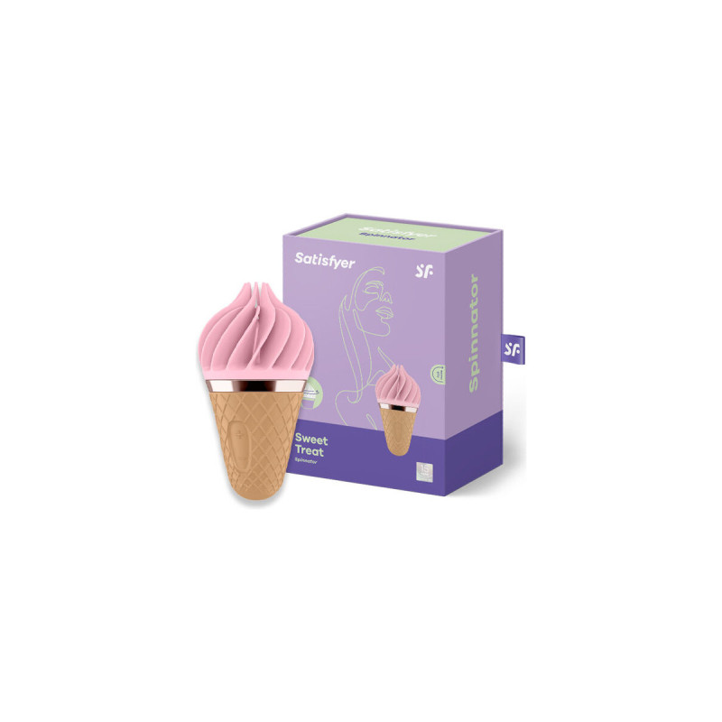 Satisfyer - Sweet Treat Spinnator Marrón & Rosa | Vybes.it