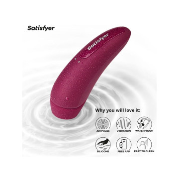 Satisfyer - Curvy 1 Rojo Rosado | Vybes.it