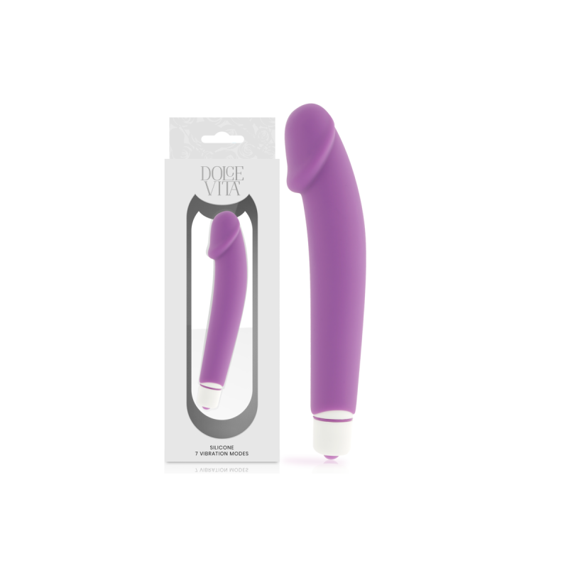 Dolce Vita - Realistic Vibrador Silicona Lila | Vybes.it