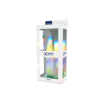X Ray - Cazzo Trasparente Con Sfere 22 Cm - O - 4.6 Cm | Vybes.it