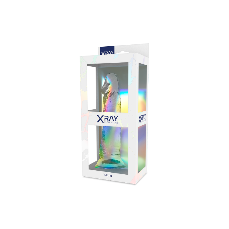 X Ray - Clear Dildo Transparente 19 Cm - O - 4 Cm | Vybes.it