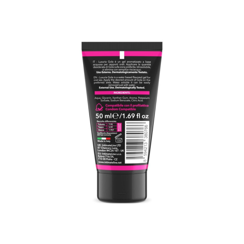 INTIMATELINE LUXURIA - ORAL SEX GEL KIRSCHGESCHMACK 50 ML - Für Orals…