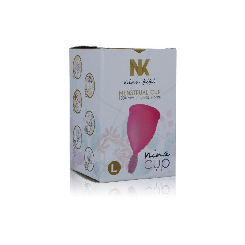 NINA KIKÍ - MENSTRUAL CUP PINK - SIZE L | Vybes.it