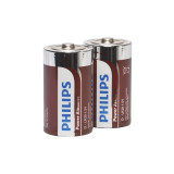 PHILIPS - POWER ALKALINE PILA D LR20 BLISTER * 2 - PHILLIPS - Batterie