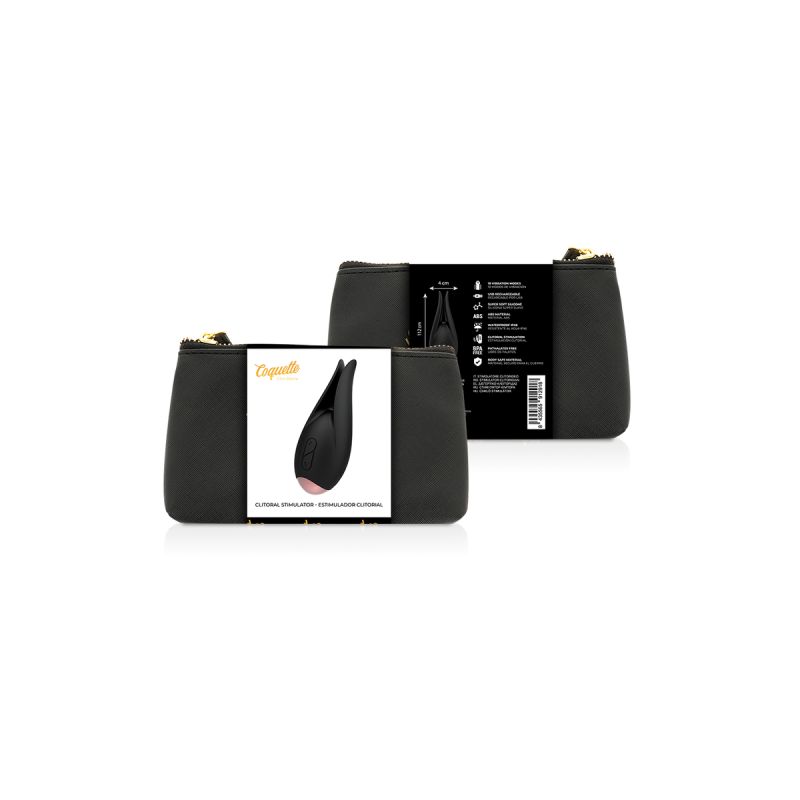 Coquette Chic Desire - Estimulador Clítoris Negro / Gold Flor |