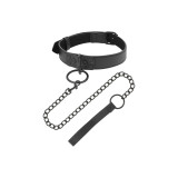 Darkness - Collier Noir Avec Chaîne | Vybes.it