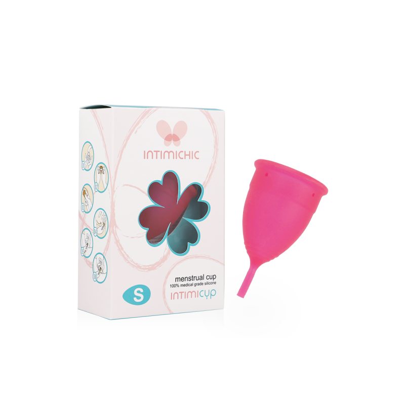 INTIMICHIC - MENSTRUAL CUP MEDICAL GRADE SILICONE - SIZE S