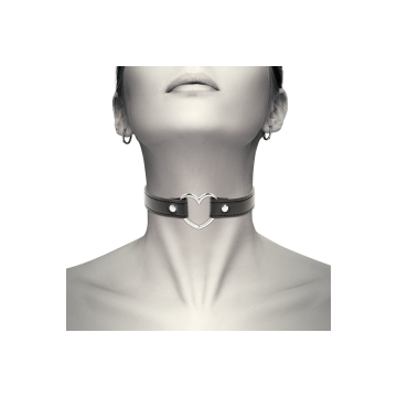 Coquette Chic Desire - Collar Cuero Vegano Accesorio Woman Corazón