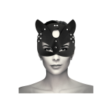 Coquette Chic Desire - Máscara Cuero Vegano Con Orejas De Gato |