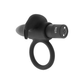 Black&Silver - Burton Ring 10 Vibrationsmodi Schwarz | Vybes.it