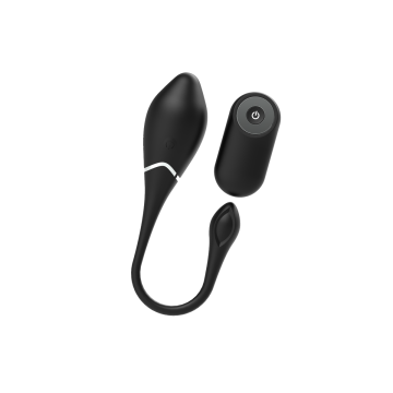 Black&Silver - Jenell Rechargeable Vibrating Egg | Vybes.it