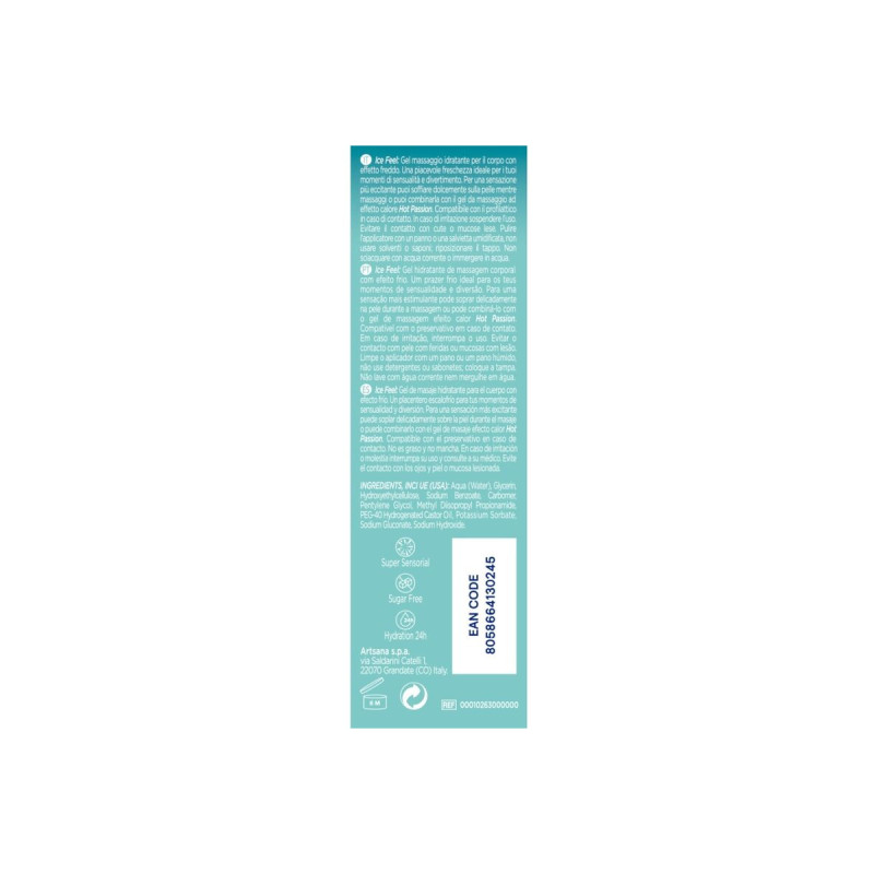 CONTROL - GEL 3 IN 1 ICE FEEL 200 ML - CONTROL LUBES - Effetto freddo
