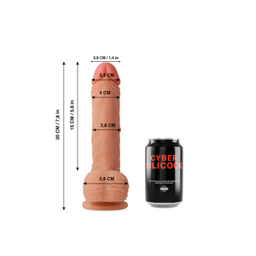 Cyber Silicock - Freeman Ultra Realistic Soft Liquid Silicone 20 Cm