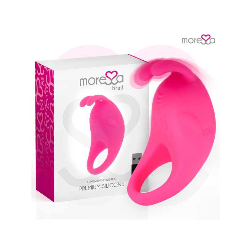 Moressa - Brad Premium Silicone Recargable Rosa | Vybes.it