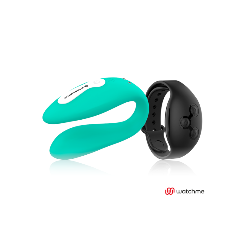 Wearwatch - Vibrador Dual Technology Watchme Aguamarina / Azabache
